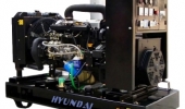 Дизельный генератор 90 квт Hyundai DHY125KE открытый (на раме) - новый