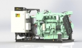 Дизельный генератор 191,36 квт Вепрь АДС-240-Т400-ТК открытый (на раме) - новый