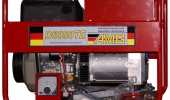 Дизельный генератор 5,2 квт AMG D-6500TE открытый (на раме) - новый